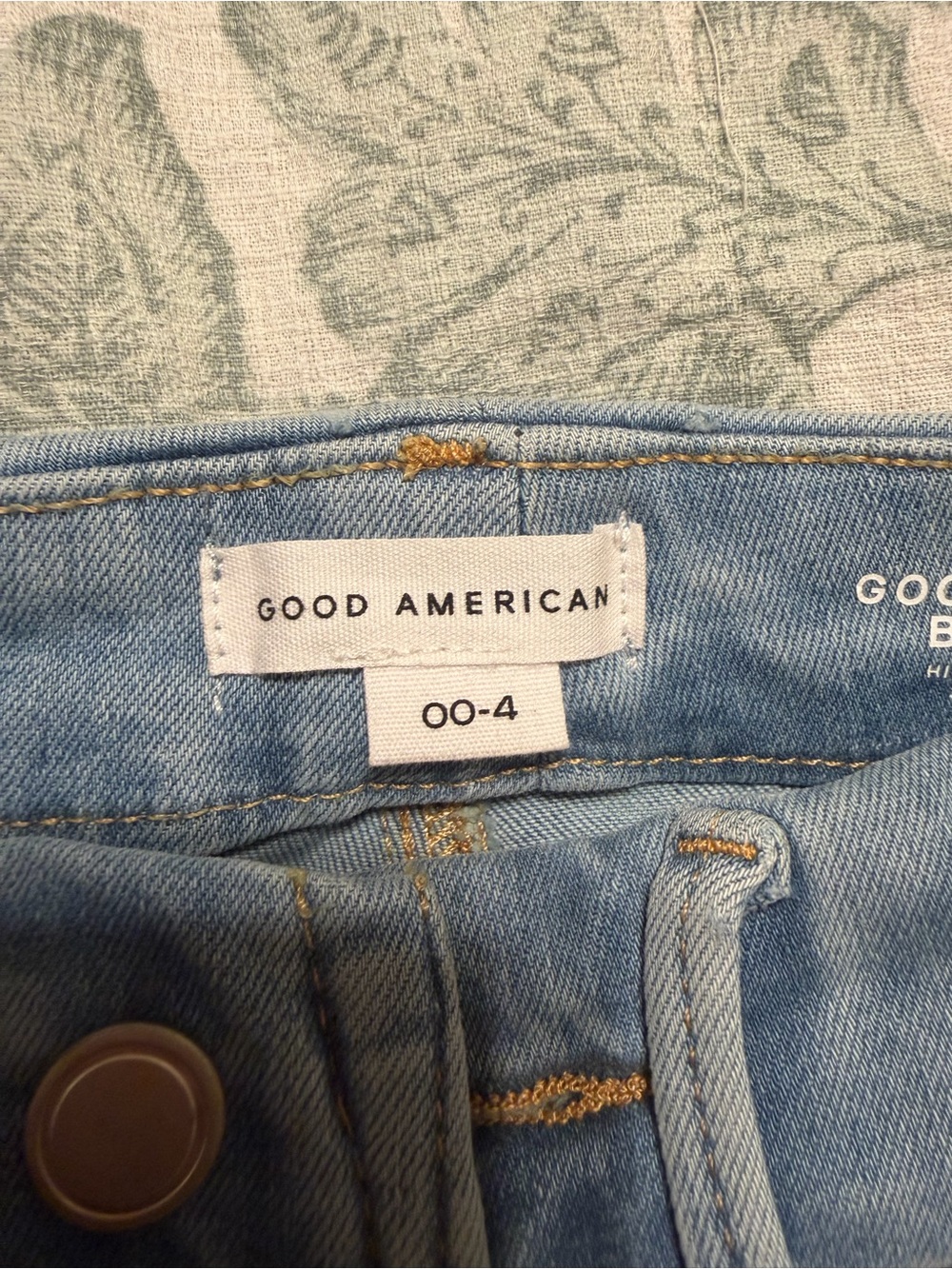 Good American Light Wash Bootcut Jeans
